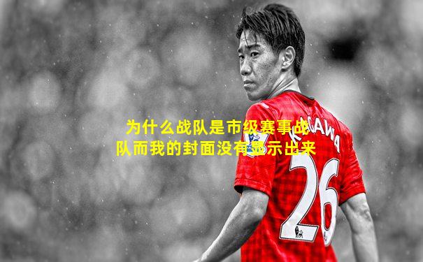 为什么战队是市级赛事战队而我的封面没有显示出来
