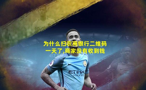 为什么扫农商银行二维码一天了,商家没有收到钱