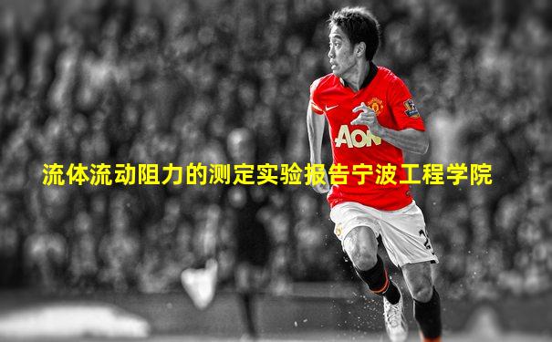 流体流动阻力的测定实验报告宁波工程学院