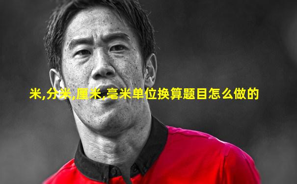 米,分米,厘米,毫米单位换算题目怎么做的