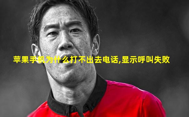 苹果手机为什么打不出去电话,显示呼叫失败